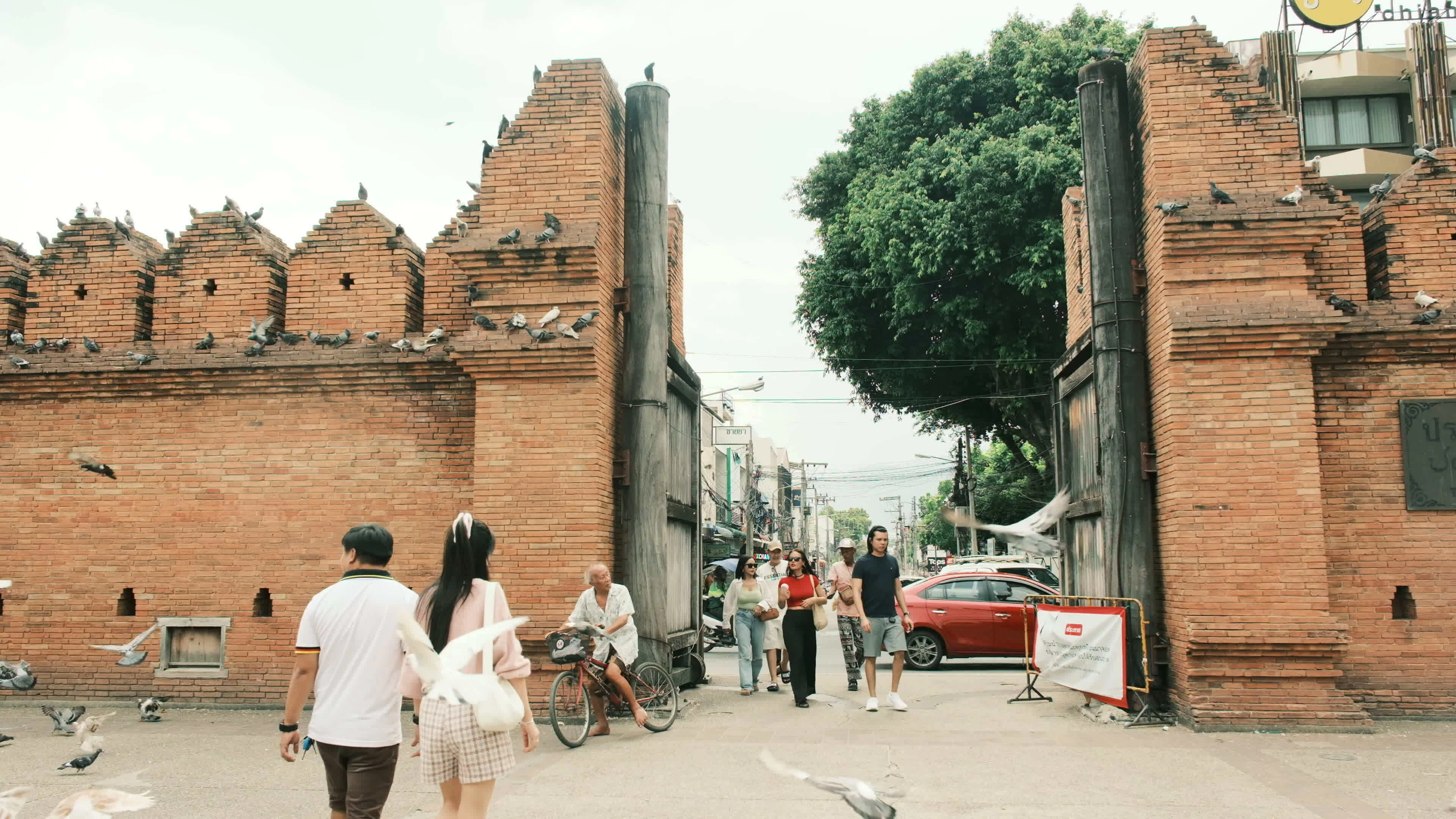 Cổng vào phố cổ ở Chiang Mai