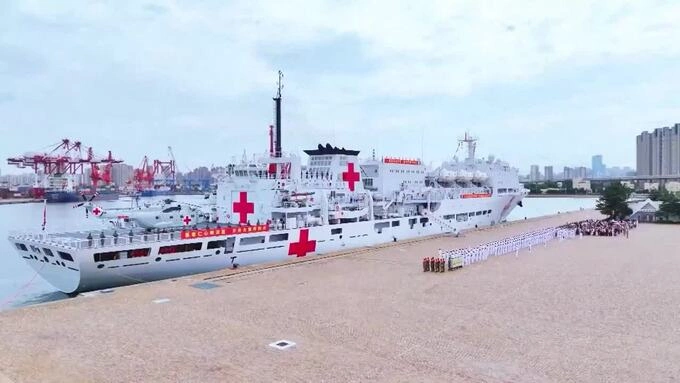 China's floating hospital begins 200-day voyage across Africa and South Asia
