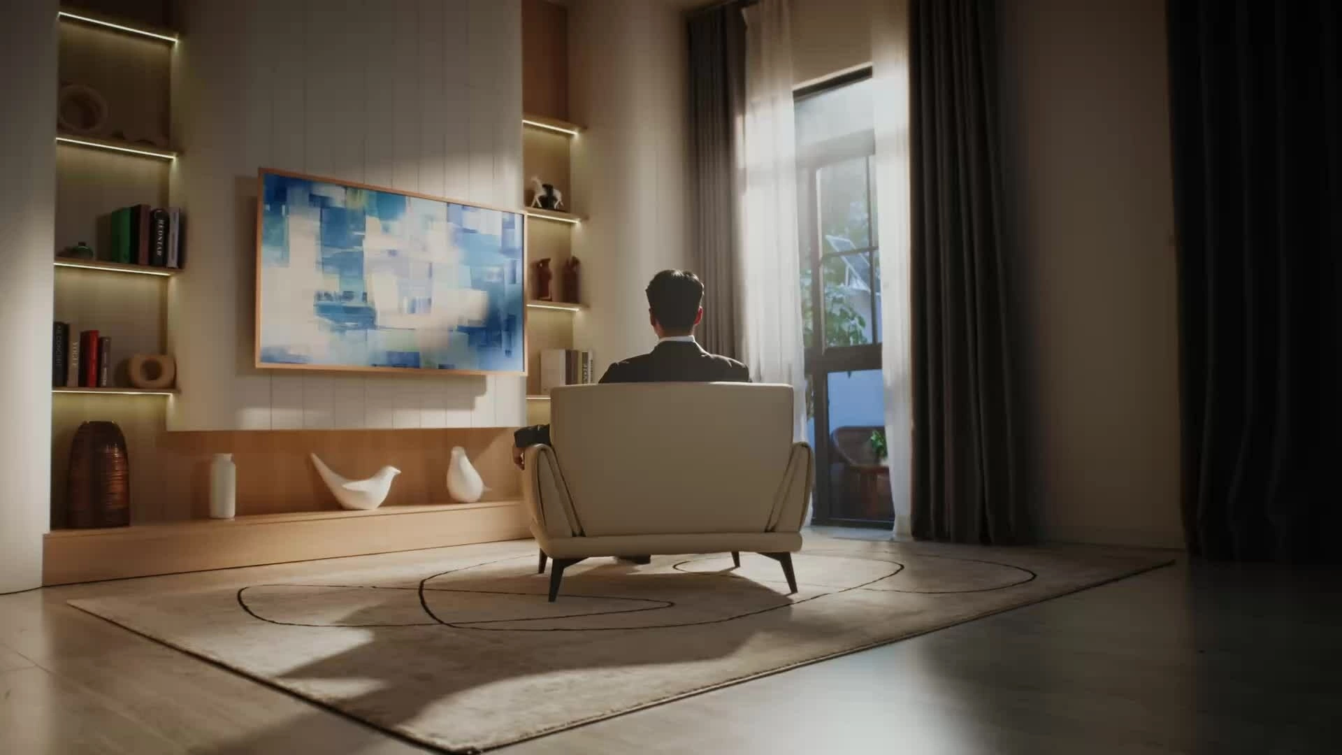 Huy Trần chăm sóc tổ ấm bằng thiết bị thông minh