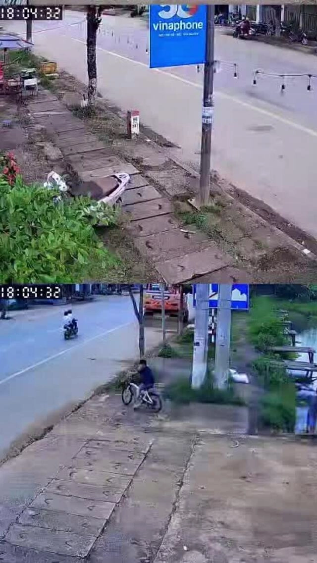 Bé trai 11 tuổi dùng xe scooter cứu em họ đuối nước