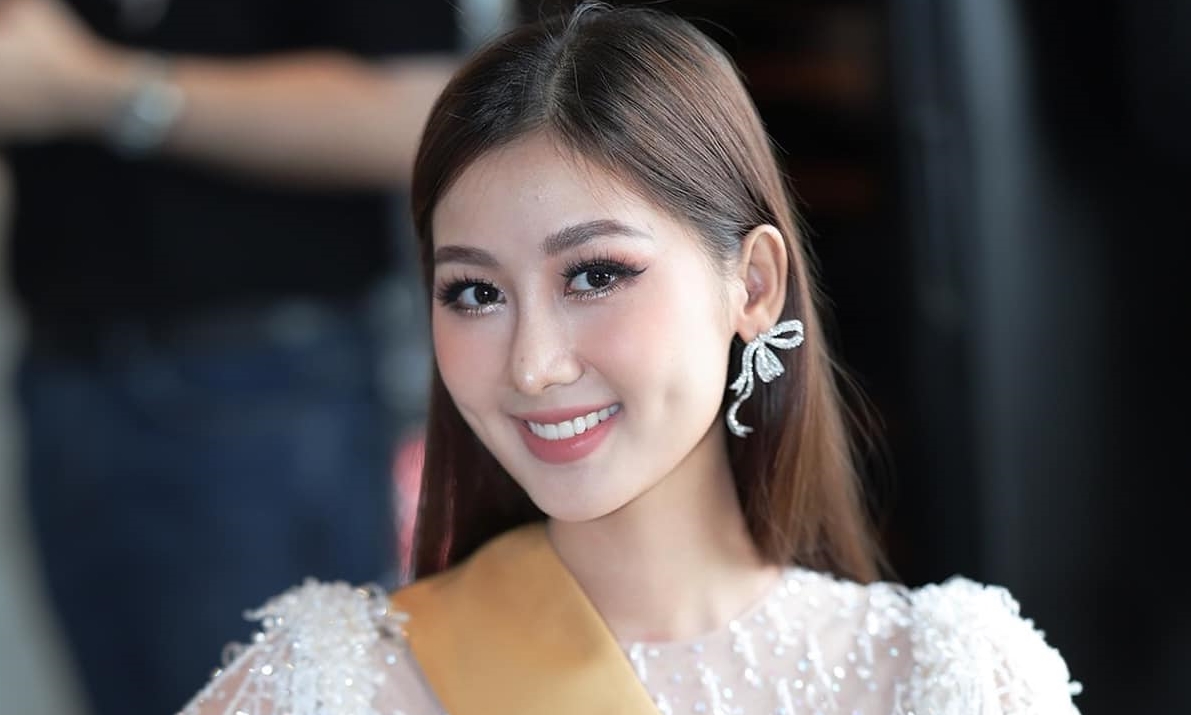 Quế Anh thể hiện kỹ năng hát tại Miss Grand International