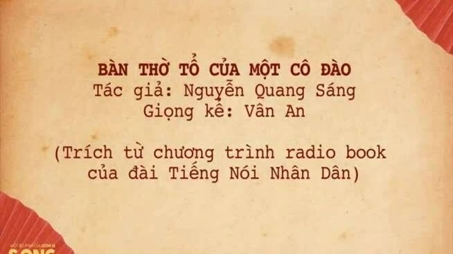 Truyện ngắn 'Bàn thờ tổ của một cô đào'