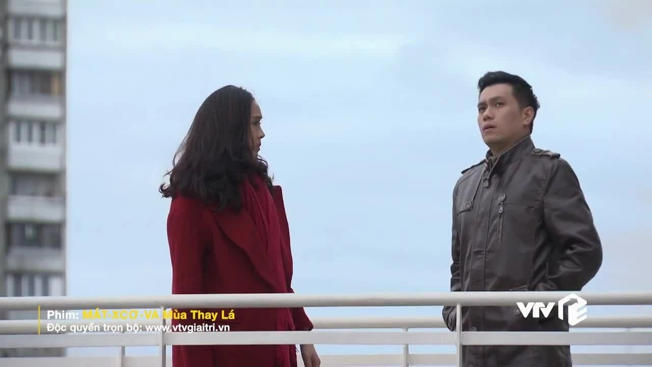 Hồng Diễm trong trích phim 'Matxcơva - Mùa thay lá'