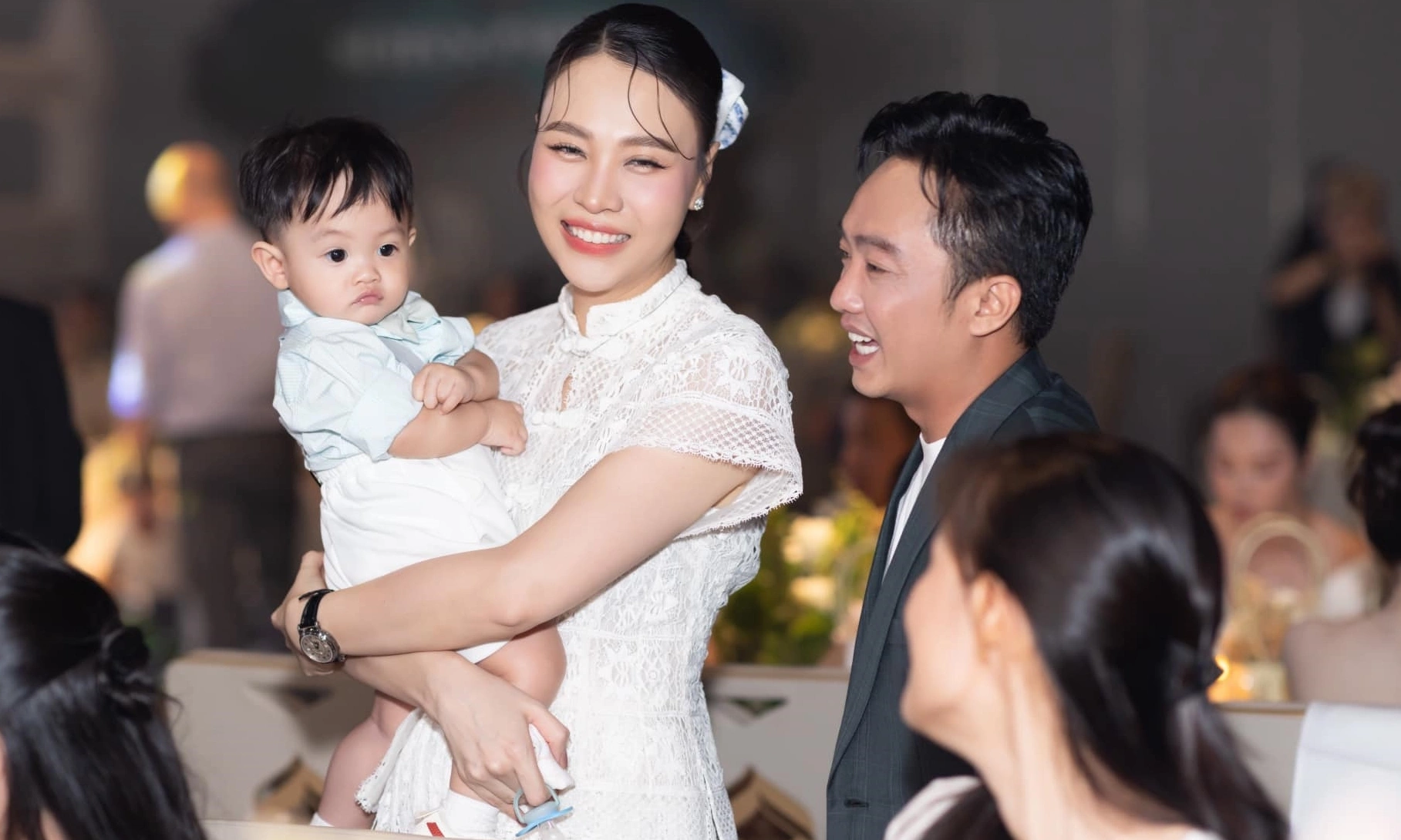 Cường Đôla, Đàm Thu Trang làm tiệc sinh nhật cho con trai