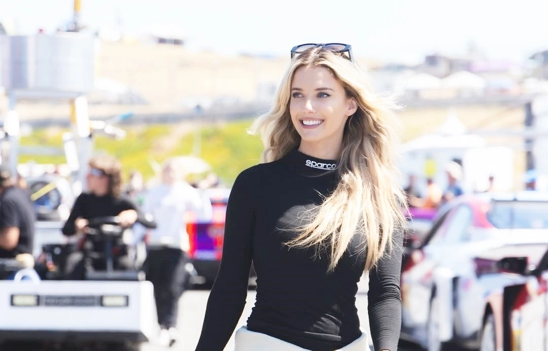 Lindsay Brewer trên đường đua ở thung lũng Watkins