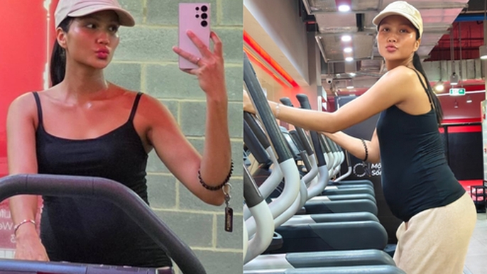 H'Hen Niê chia sẻ các bài gym khi mang bầu