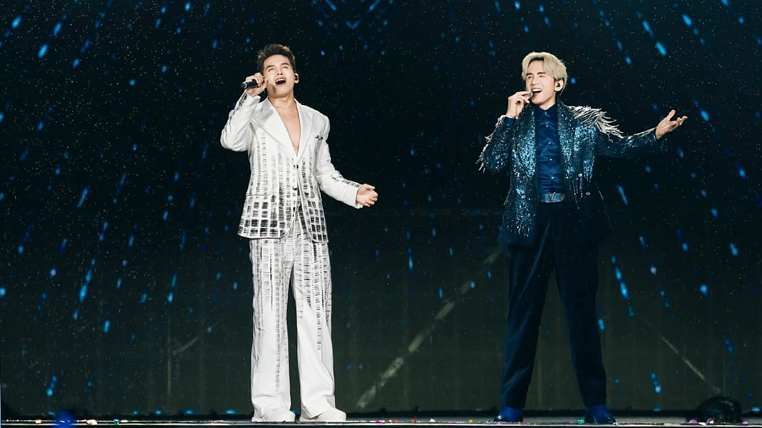 Đan Trường, Quốc Thiên song ca "Chờ trên tháng năm, Phong ba cuộc tình"