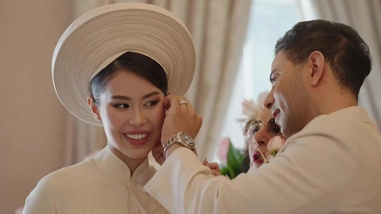Những khoảnh khắc trong lễ rước dâu của Tiên Nguyễn