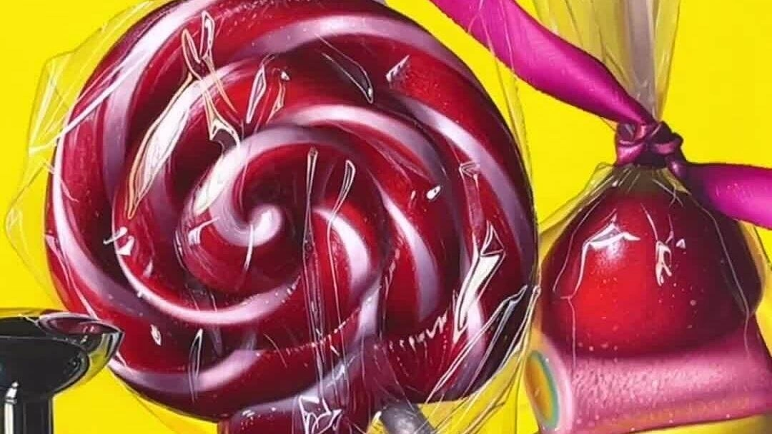 Tranh bánh kẹo như thật của họa sĩ Italy Roberto Bernardi