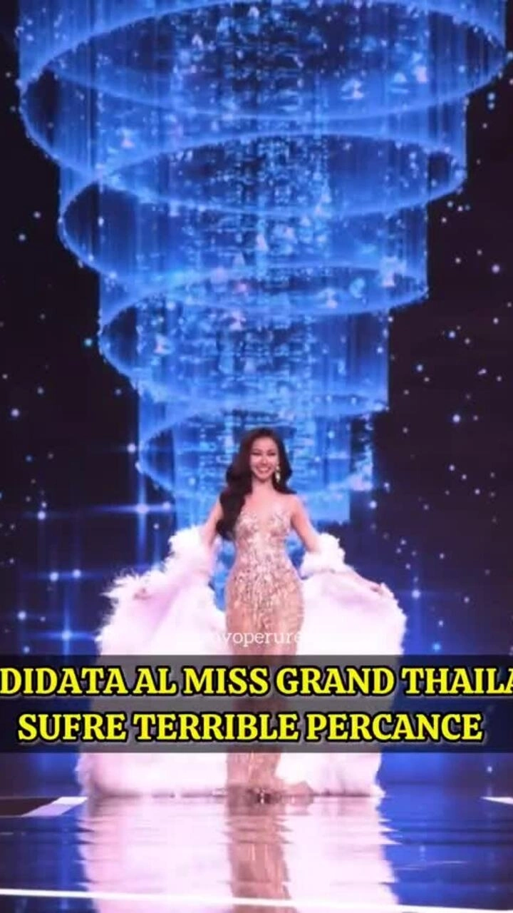 Thí sinh Miss Grand Thái Lan rơi răng giả trên sân khấu