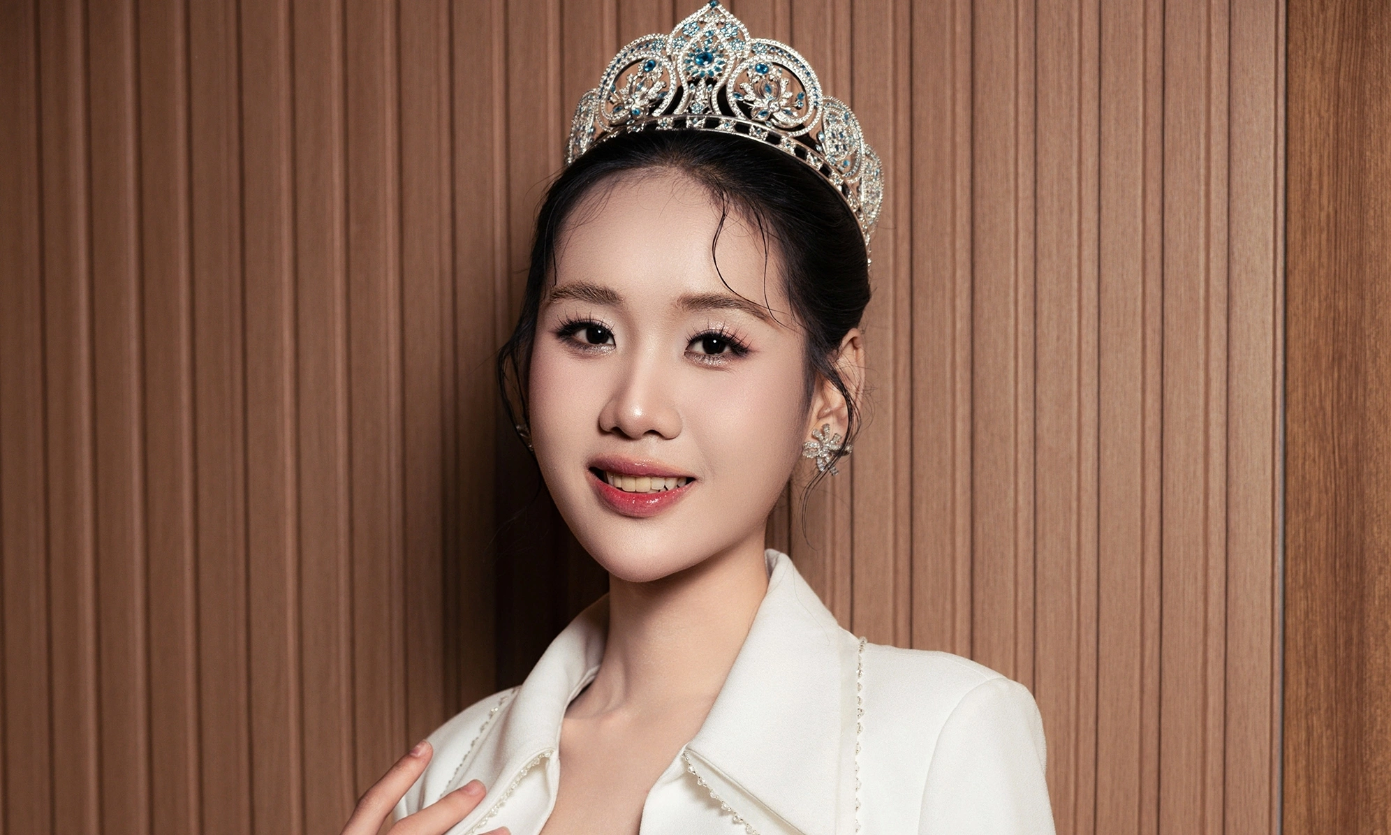 Á hậu Trương Tâm Như: 'Muốn thành công để đỡ đần cha mẹ'