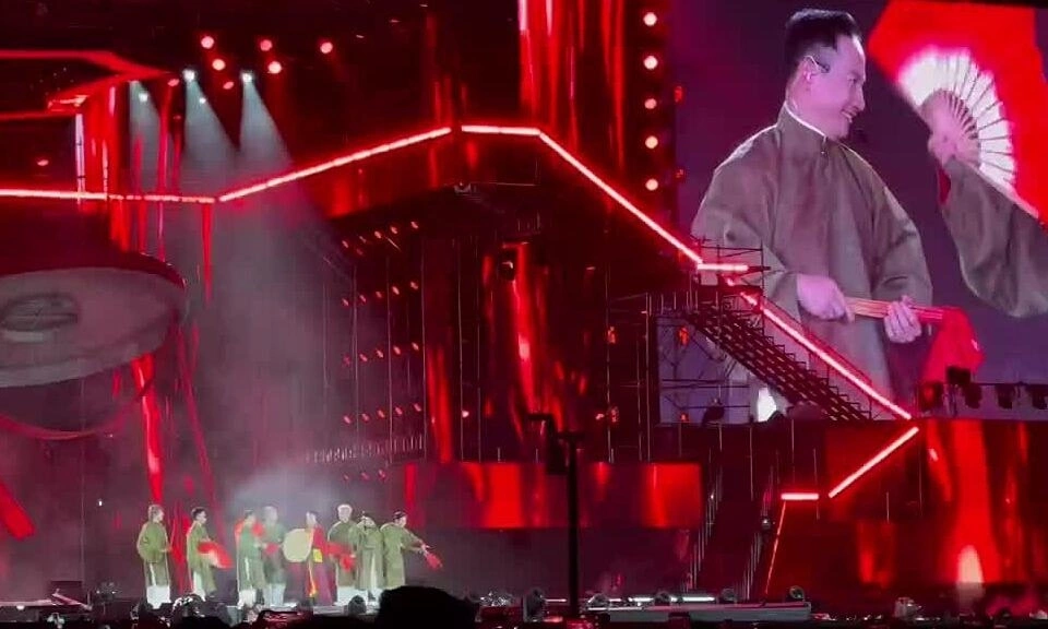Tiết mục 'Đào liễu' trong concert 'Anh trai vượt ngàn chông gai'