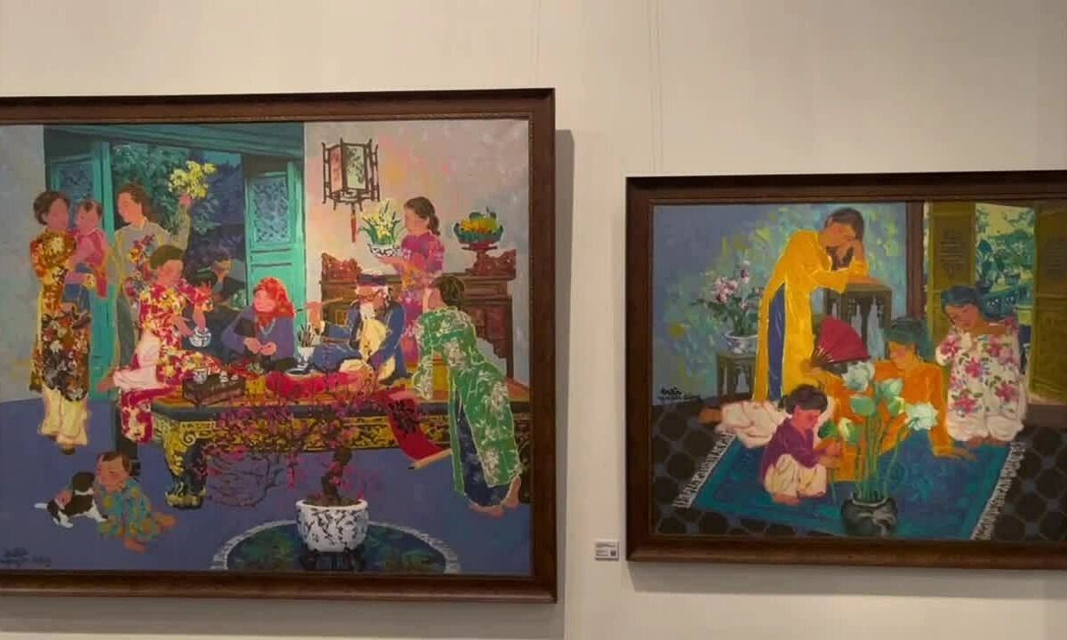 Không gian triển lãm 'Những ngày thảnh thơi'