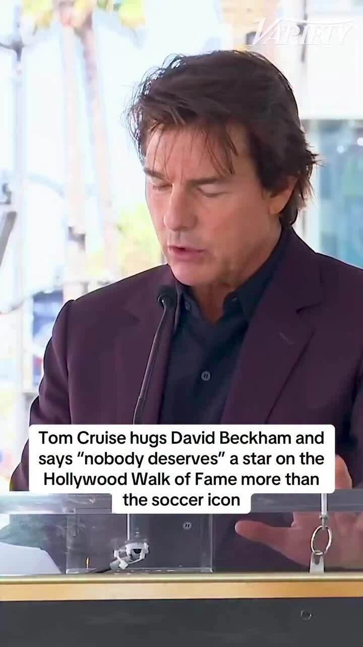 Tom Cruise nói về sự nghiệp của David Beckham