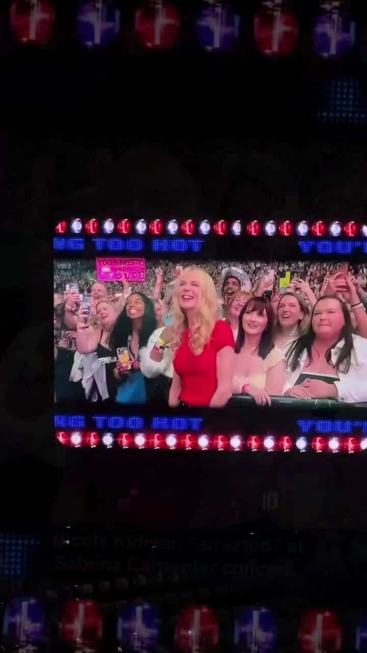Nicole Kidman tại concert của Sabrina Carpenter