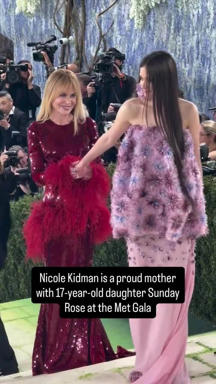 Nicole Kidman và con gái tại Met Gala 2026