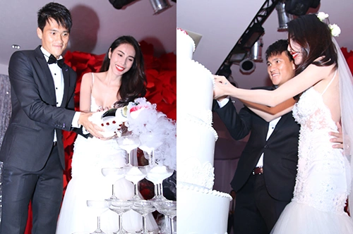 Hình ảnh trong đám cưới của Thủy Tiên - Lê Công Vinh cách đây 12 năm
