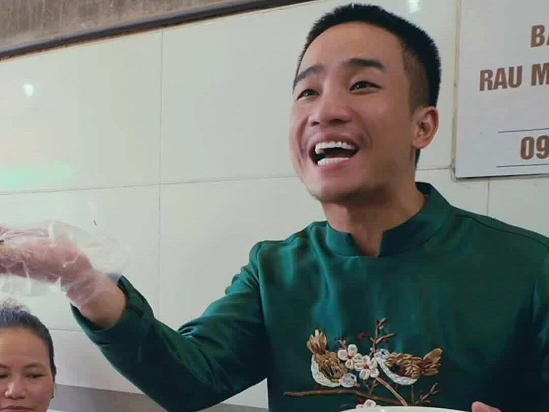 Quang Thắng, Đỗ Duy Nam thử làm bánh đa cua