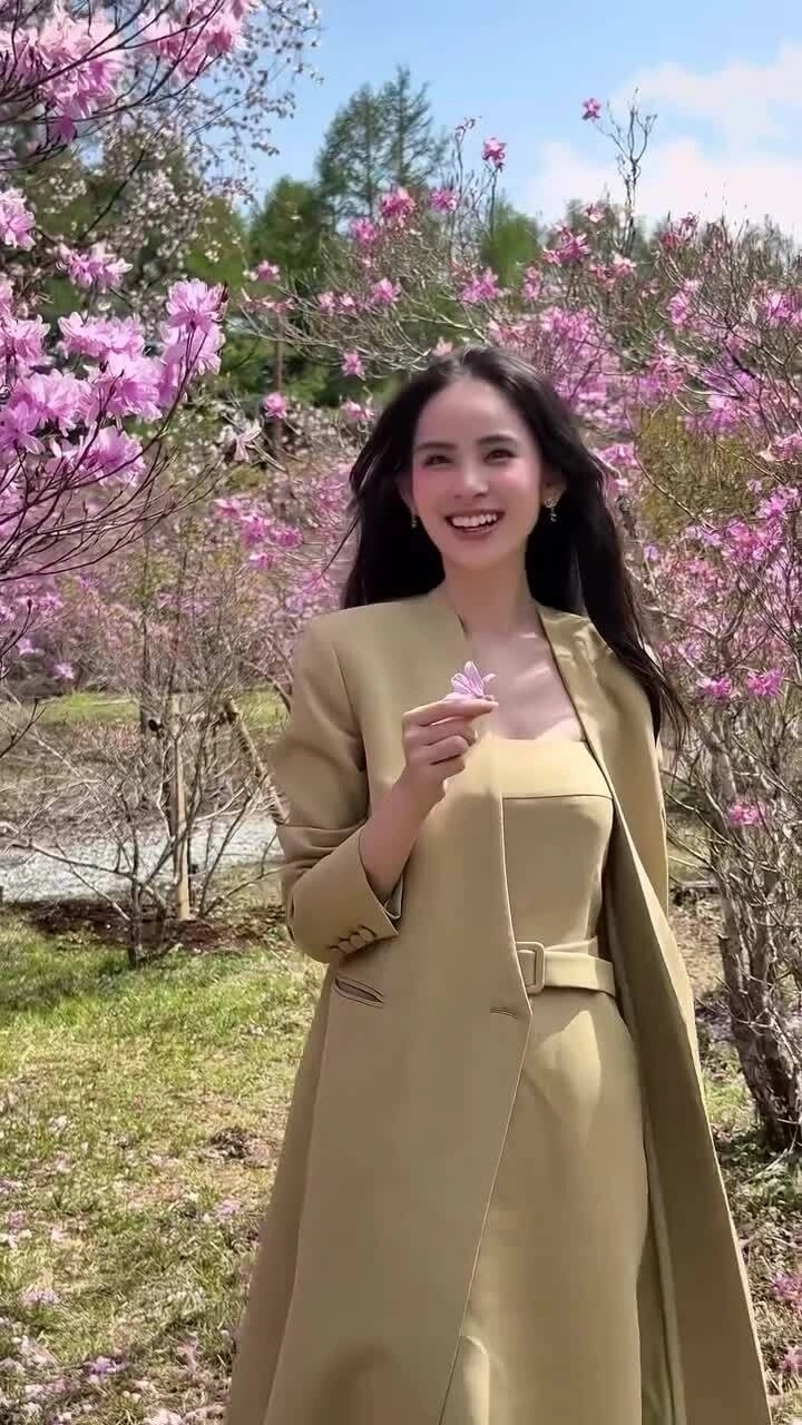 Hương Liên trong chuyến du lịch Nhật Bản