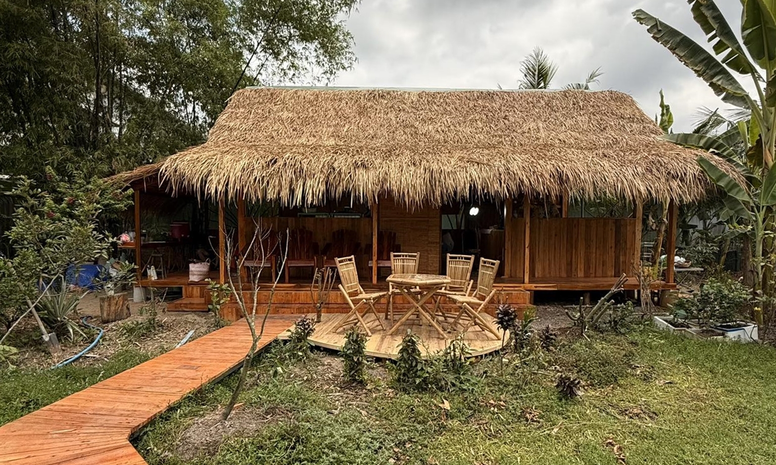 Nhà chòi 36 m2 của Huỳnh Anh Tuấn