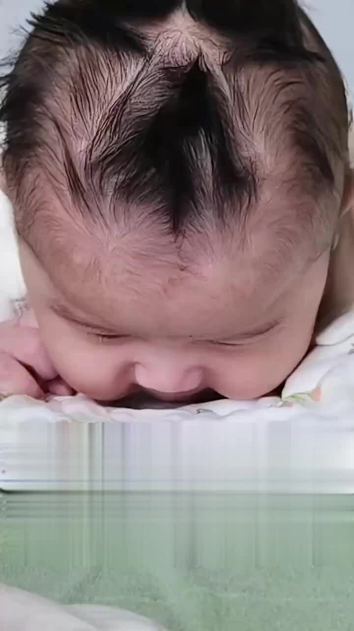 Bé trai có 9 xoáy tóc