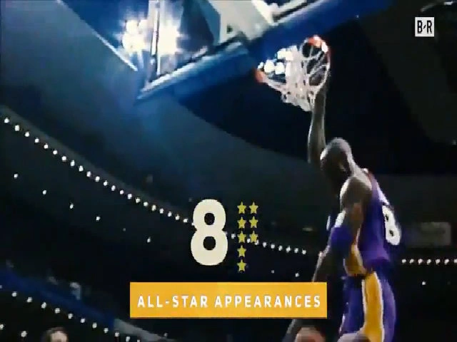 Kobe Bryant trong hai chiếc áo 8 và 24
