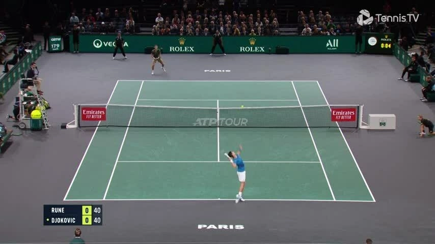 Djokovic thua Rune ở chung kết Paris Masters