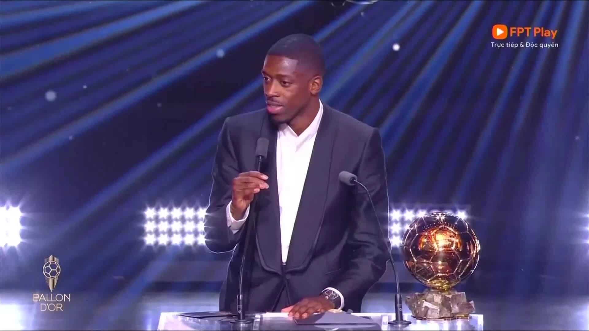 Dembele lần đầu giành Quả Bóng Vàng
