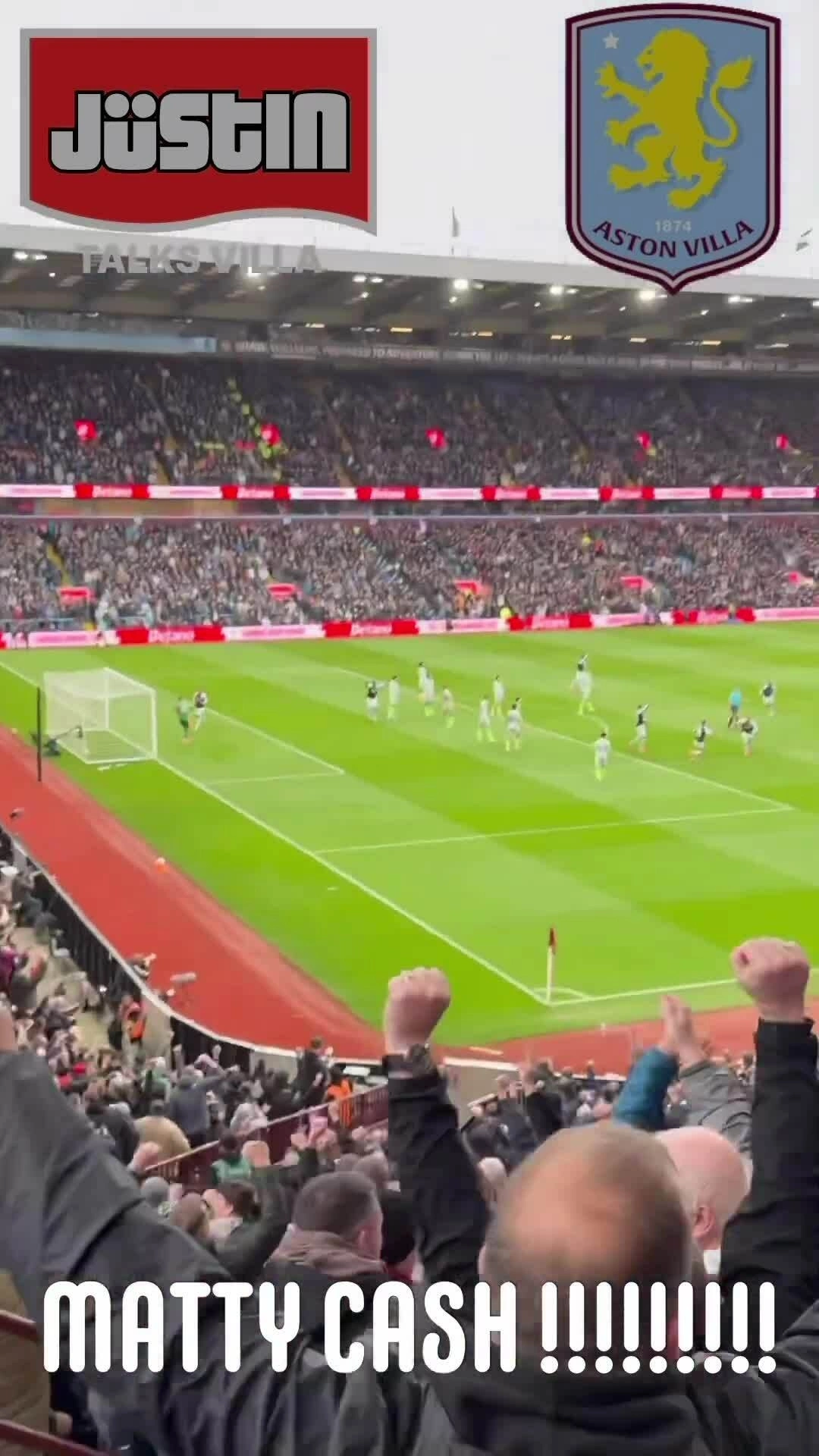 Bàn thắng của Matty Cash vào lưới Man City