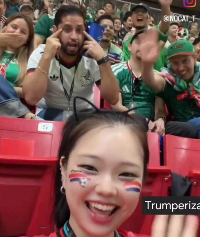Nữ streamer Hàn Quốc bị CĐV Mexico phân biệt chủng tộc