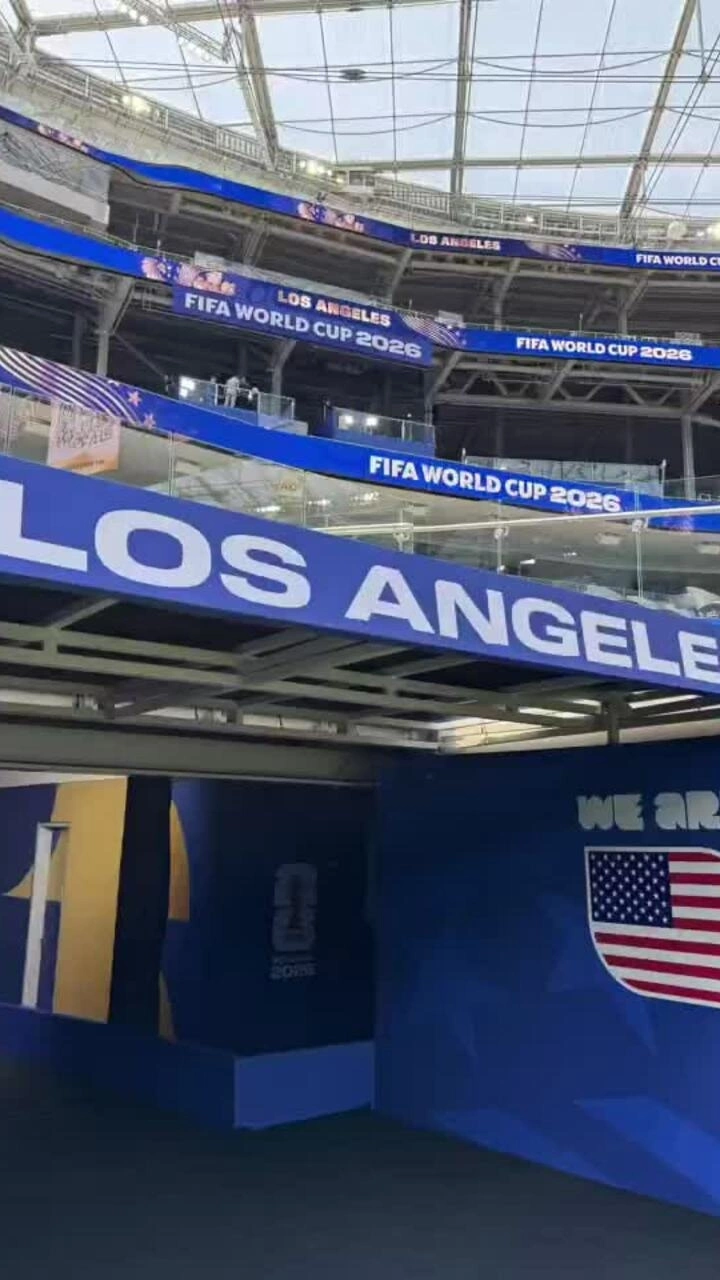 Sân SoFi 4 tiếng trước trận ra quân của Mỹ tại World Cup 2026