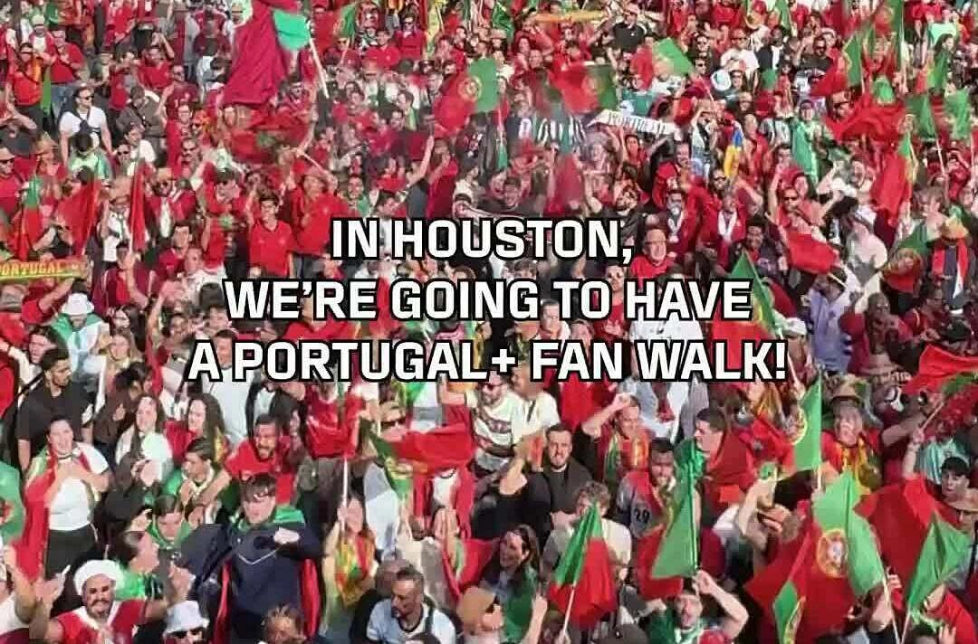 CĐV Bồ Đào Nha khuấy đảo Houston
