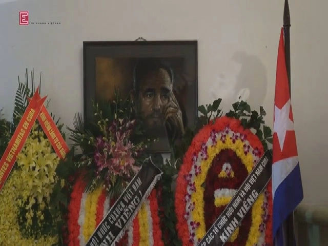 Đại sứ quán Cuba tổ chức lễ viếng cựu Chủ tịch Fidel Castro