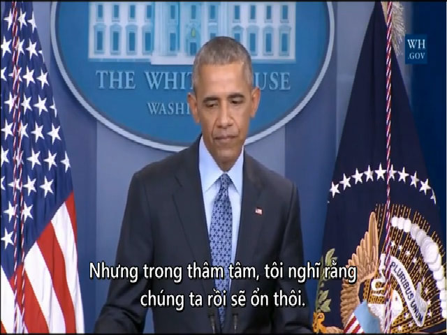 Obama nói trong cuộc họp báo cuối cùng: 'Chúng ta rồi sẽ ổn thôi'