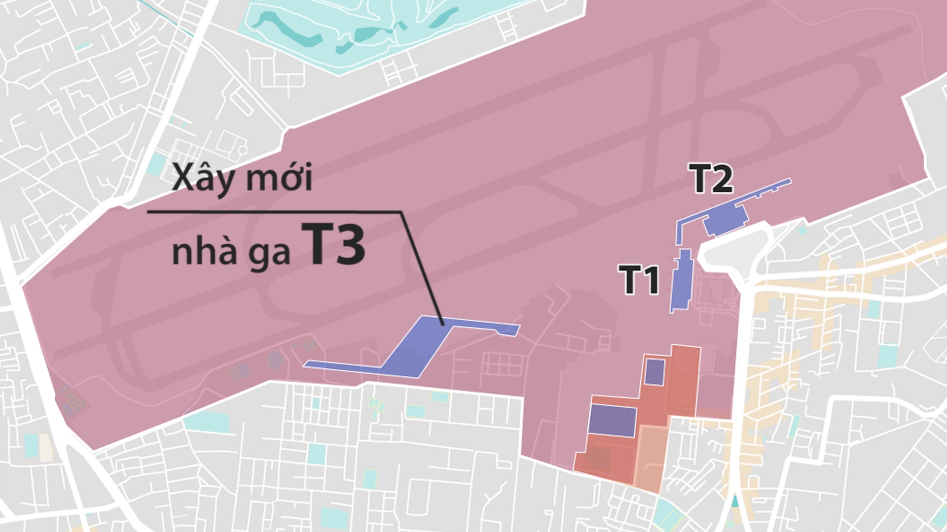 Sân bay Tân Sơn Nhất, được quy hoạch về phía nam như thế nào ?