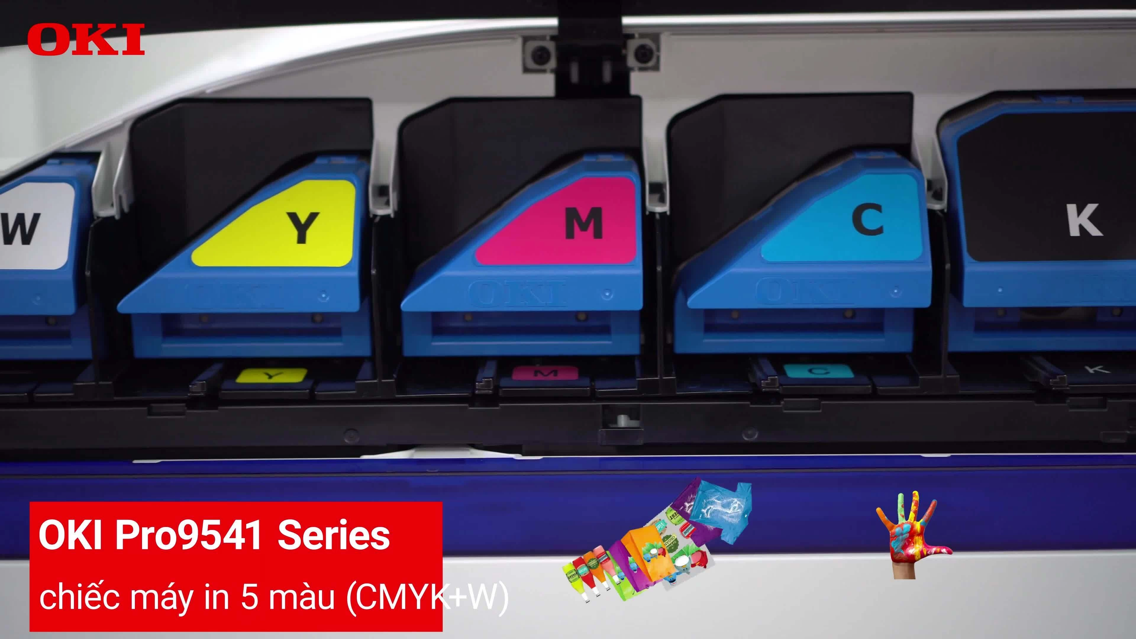 OKI Pro 9 series - máy in chuyên dụng cho công ty thiết kế, tổ chức sự kiện