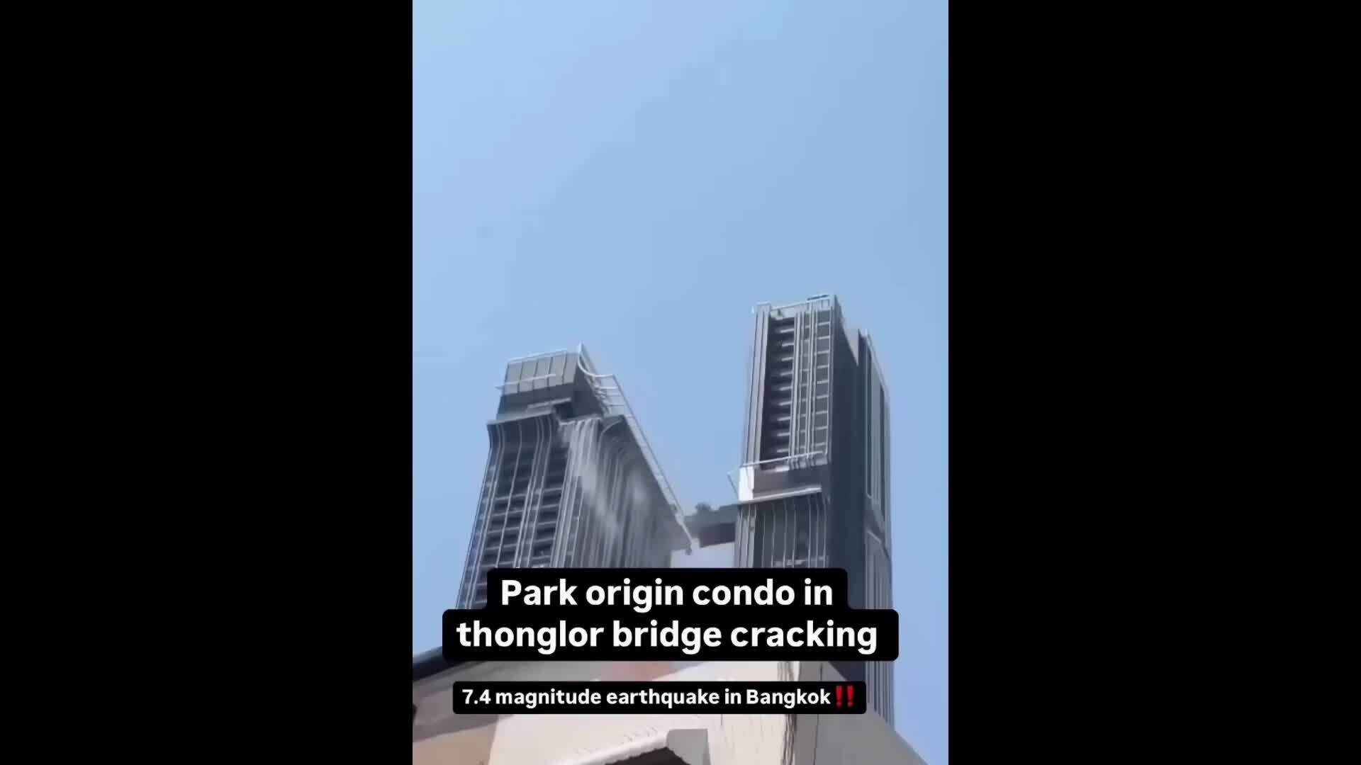 Nhảy qua cầu liên thông nứt vỡ giữa động đất để tìm vợ con