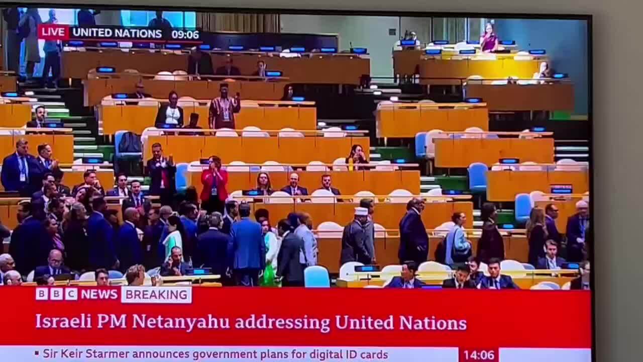 Loạt đại biểu bỏ đi khi Thủ tướng Israel phát biểu trước LHQ