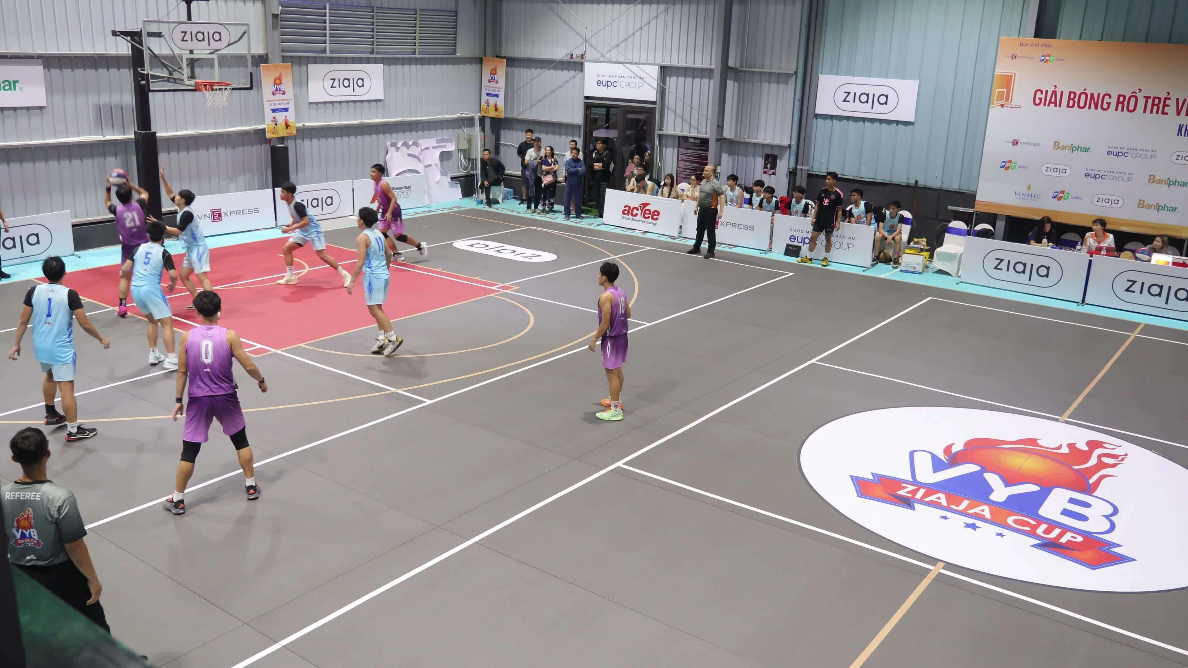 Giải bóng rổ Trẻ VnExpress 2025 ngày 2
