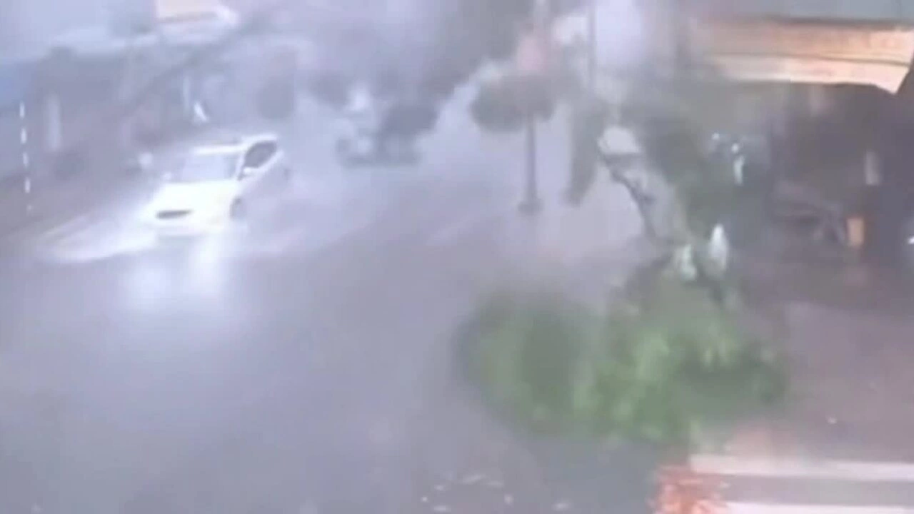 Cây xanh đổ hàng loạt trong giông lốc ở TP HCM