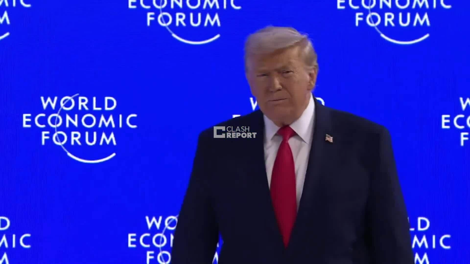 Ông Trump lên sân khấu WEF tại Davos