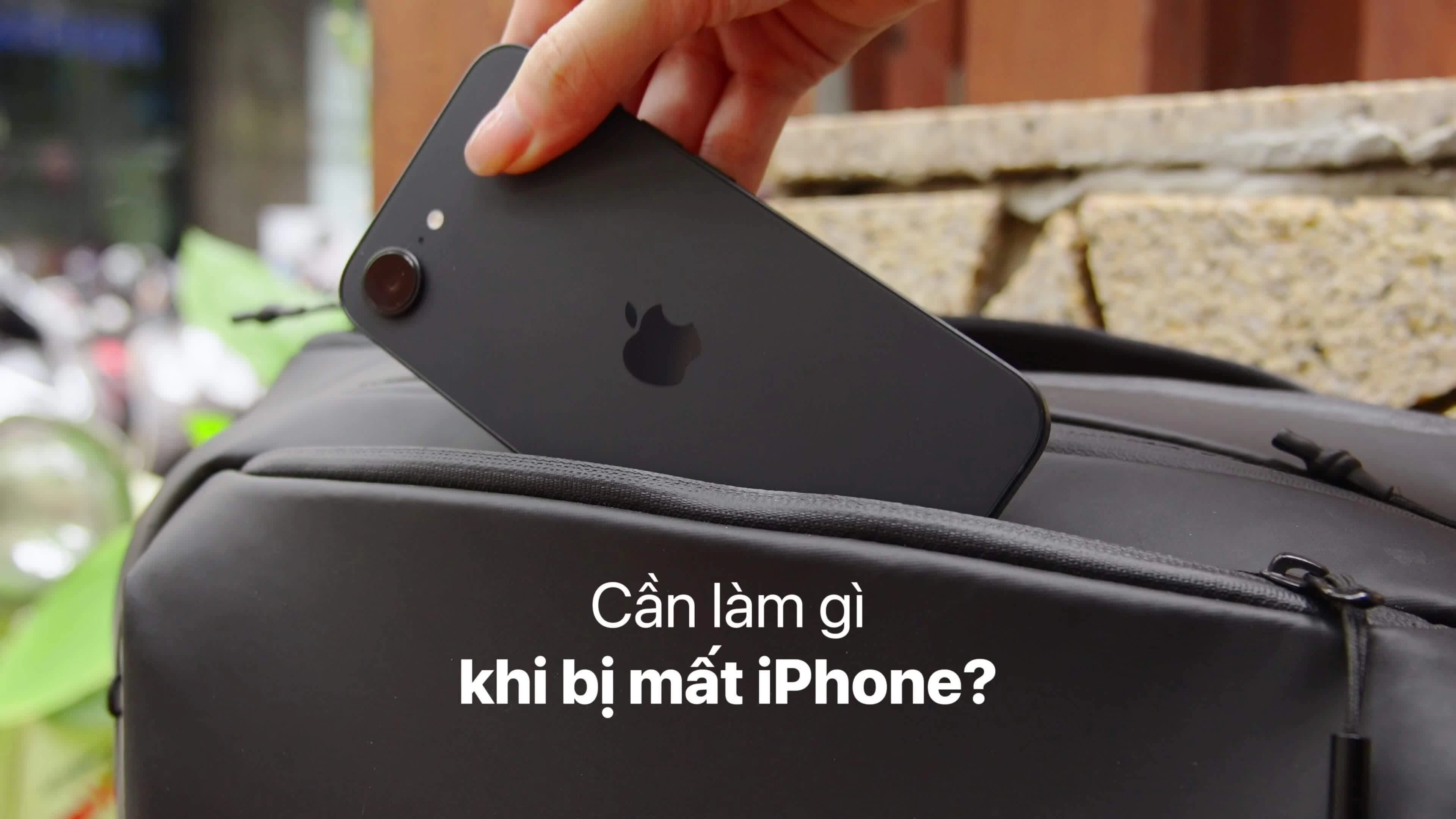 Cần làm gì khi bị thất lạc iPhone?
