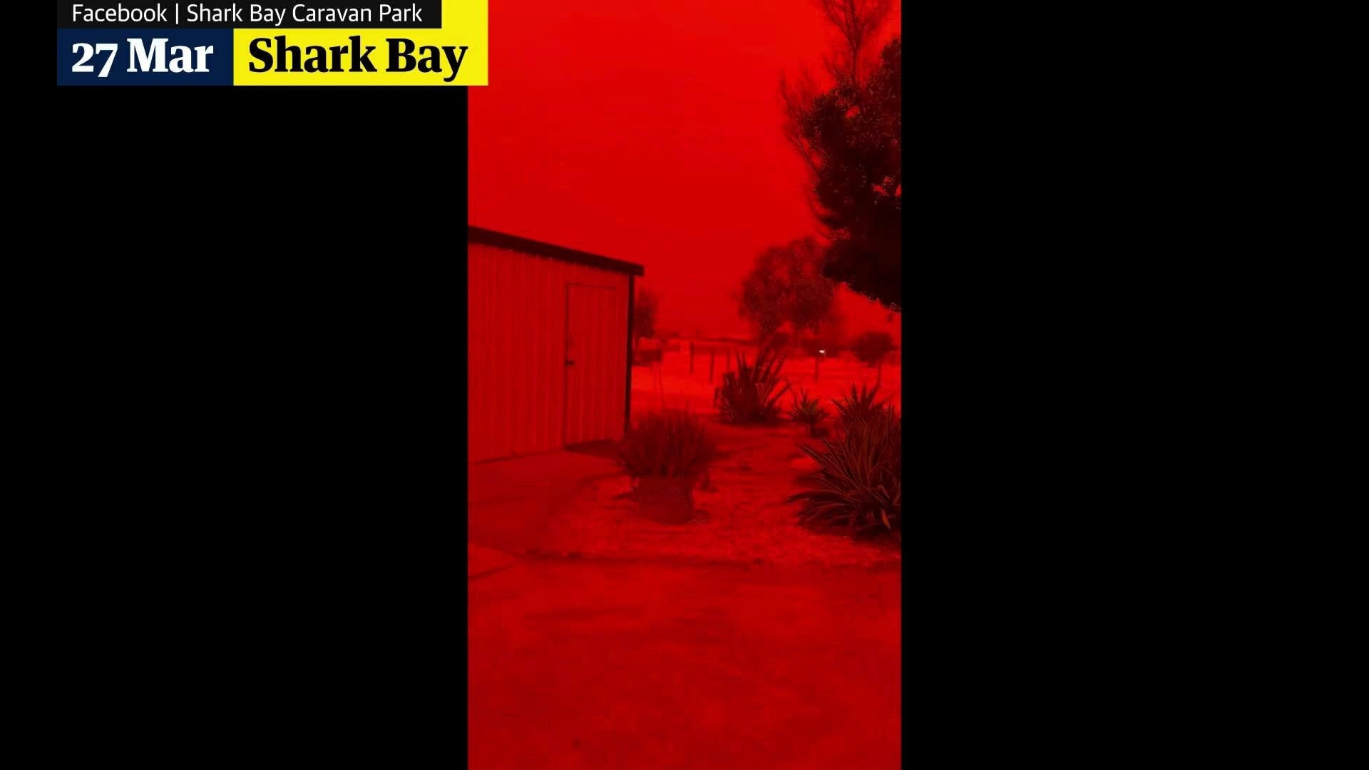 'Bão sắt' nhuộm đỏ bầu trời Tây Australia