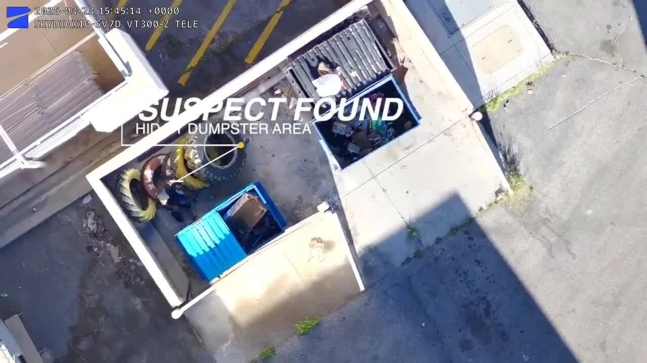 Cảnh sát Mỹ dùng drone truy bắt nghi phạm tấn công bạo lực