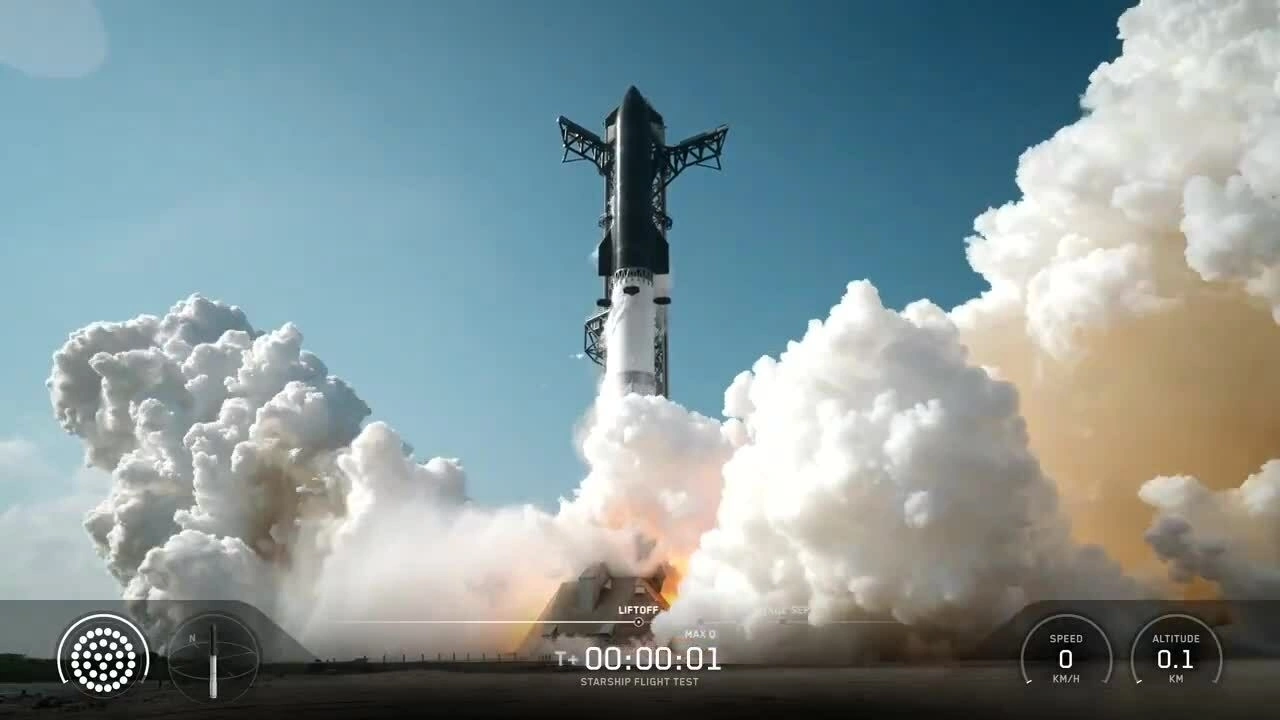 SpaceX phóng thử tên lửa mạnh nhất thế giới Starship V3