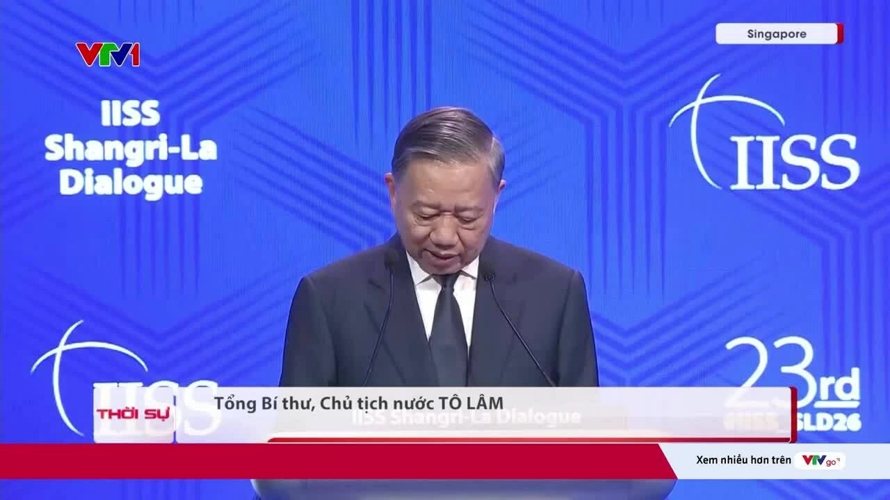Tổng Bí thư, Chủ tịch nước Tô Lâm phát biểu tại Đối thoại Shangri-La