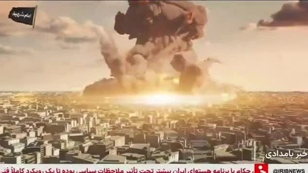 Truyền hình nhà nước Iran phát nhầm cảnh vụ nổ hạt nhân