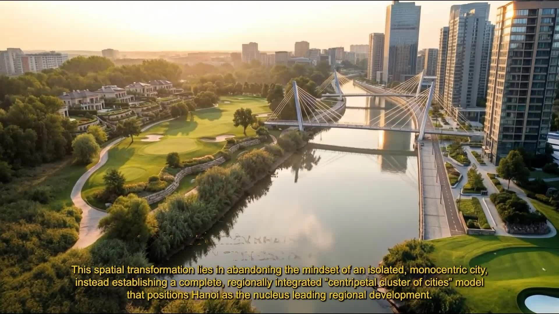 1. Chùm đô thị hướng tâm - Quy hoạch 100 năm