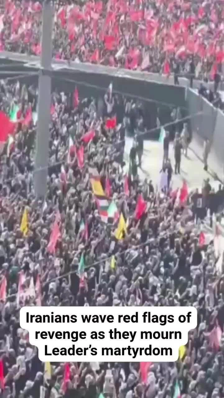 Người Iran hô khẩu hiệu 'báo thù' khi tiễn đưa cố lãnh tụ Khamenei