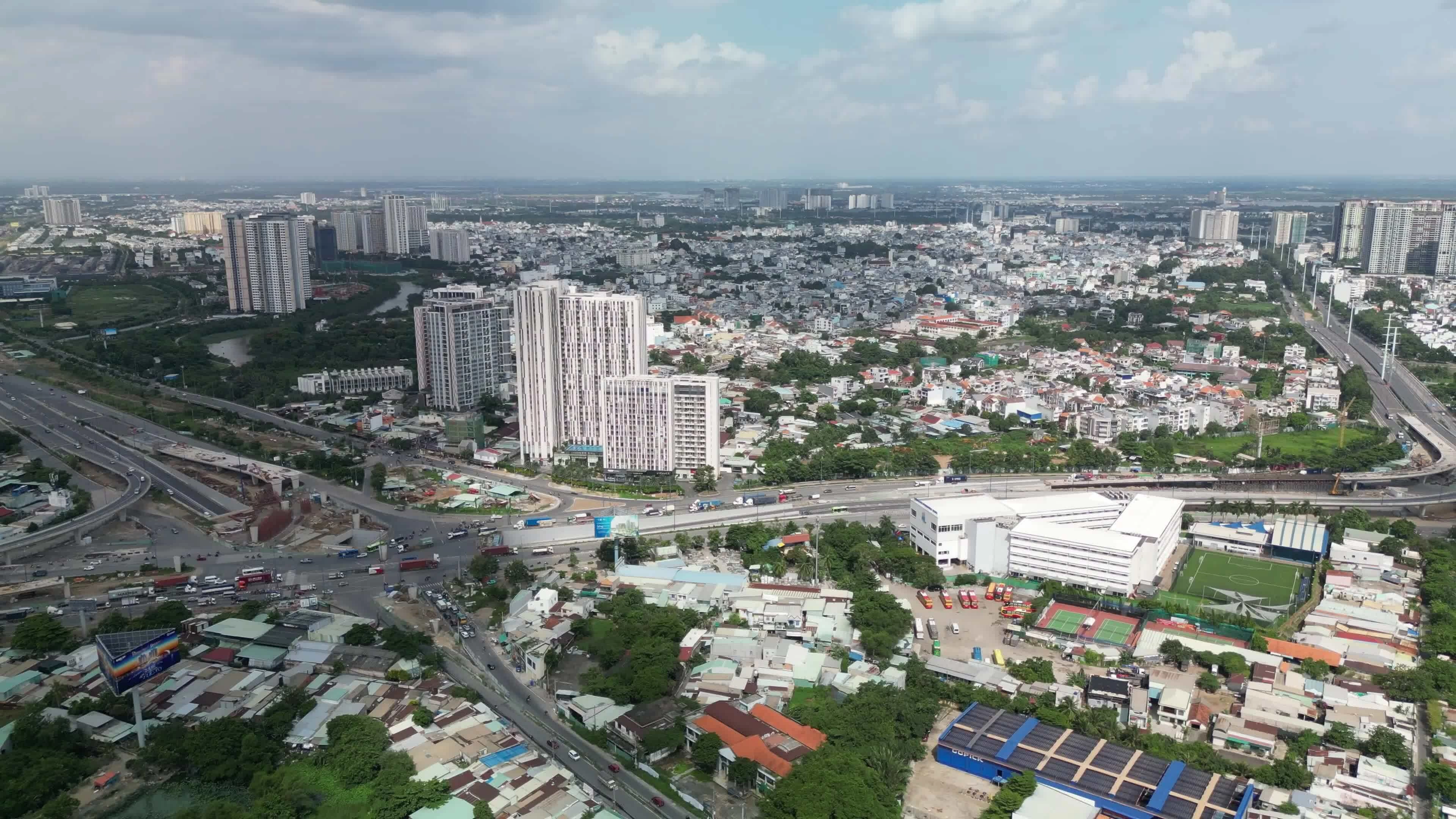 Toàn cảnh nút giao An Phú